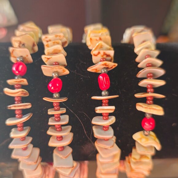 Shell Wrap around Bracelet - Picture 2 of 6